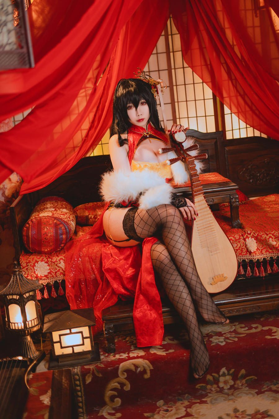 图片[3]-No.004-大凤旗袍 [10P]