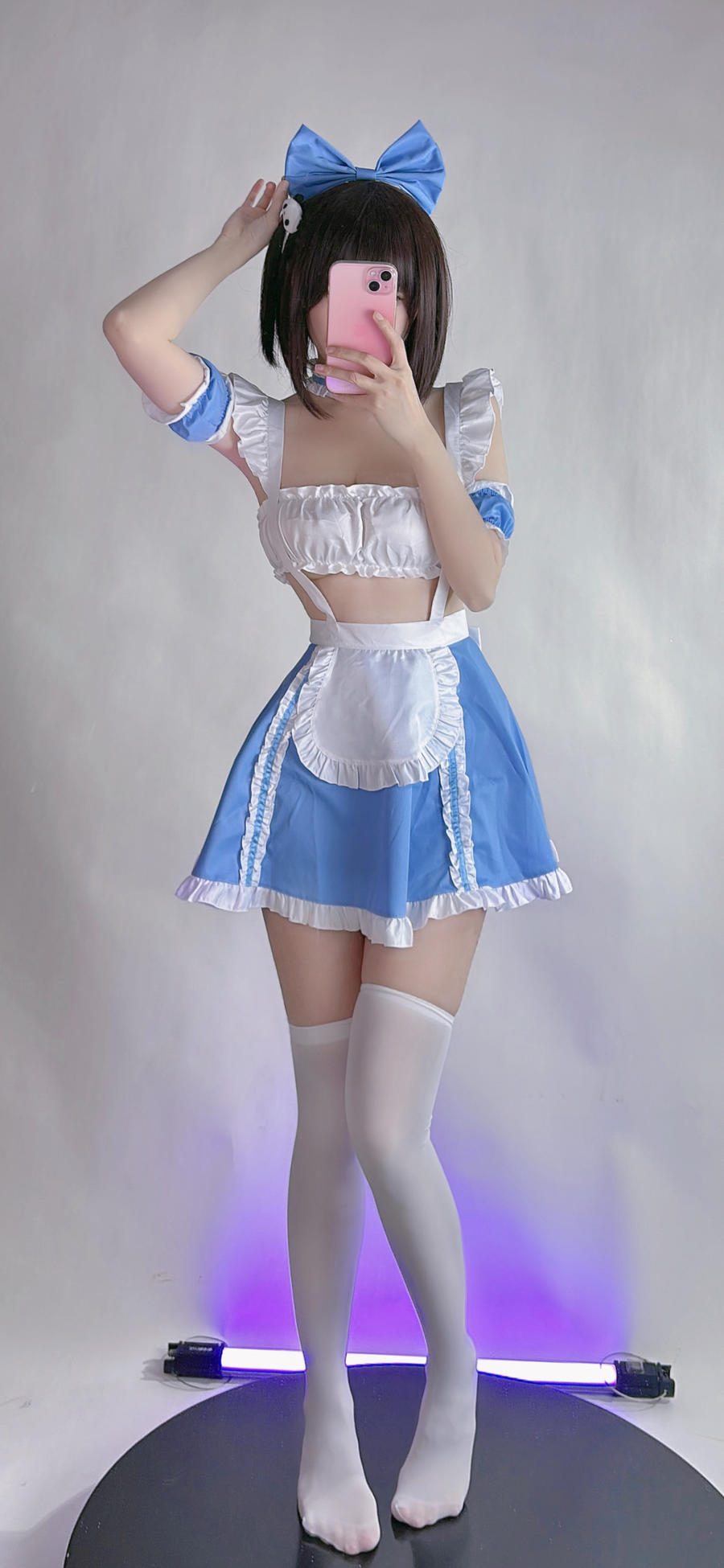 图片[3]-No.046 – 蓝白女仆 [10P]