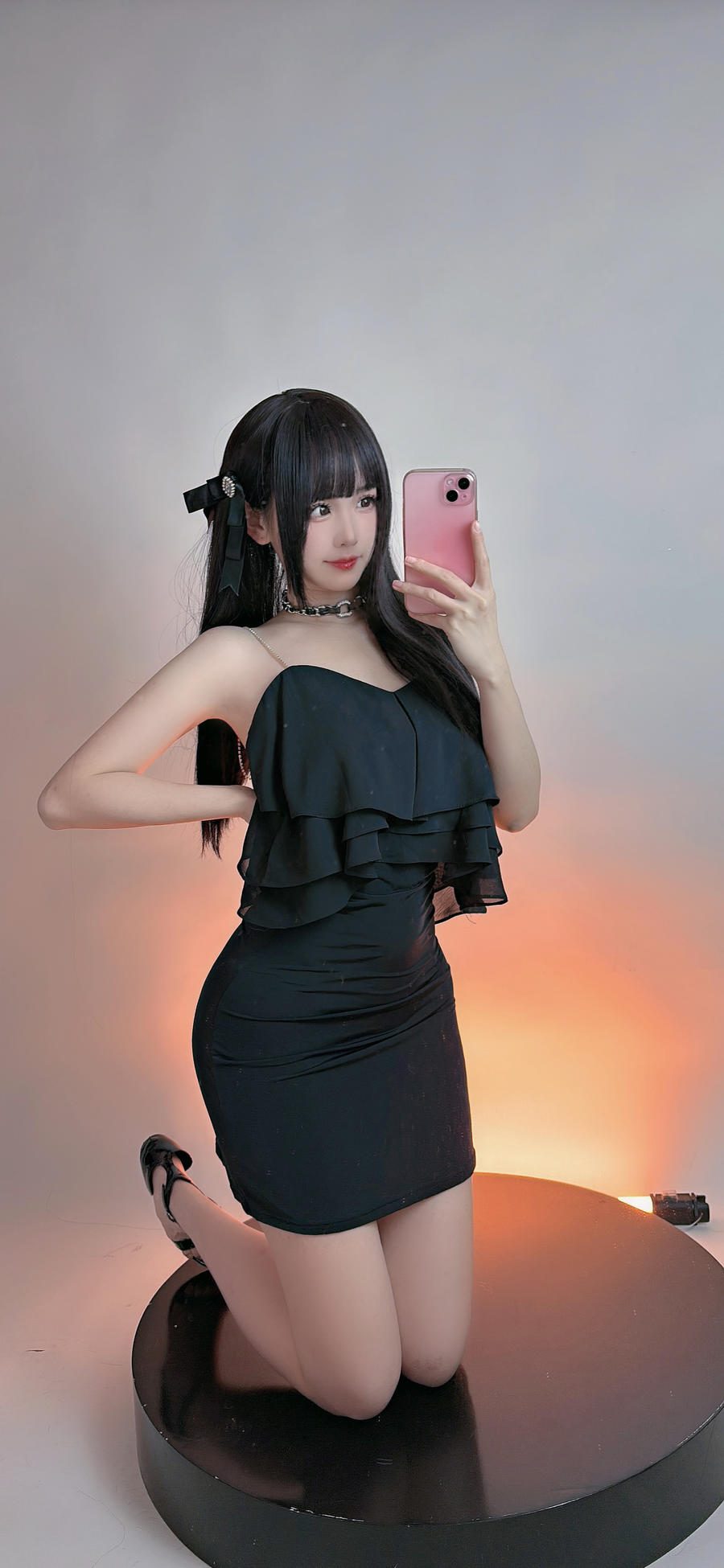 图片[3]-No.051 – 黑色包臀裙 [16P]