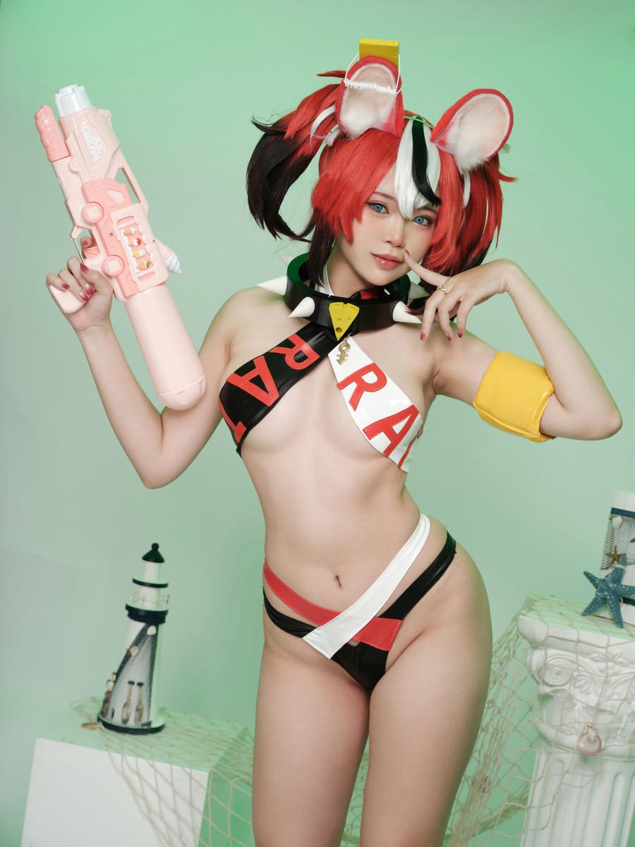 图片[3]-No.005 – Hakos Baelz Pole Dancing [38P 2V]