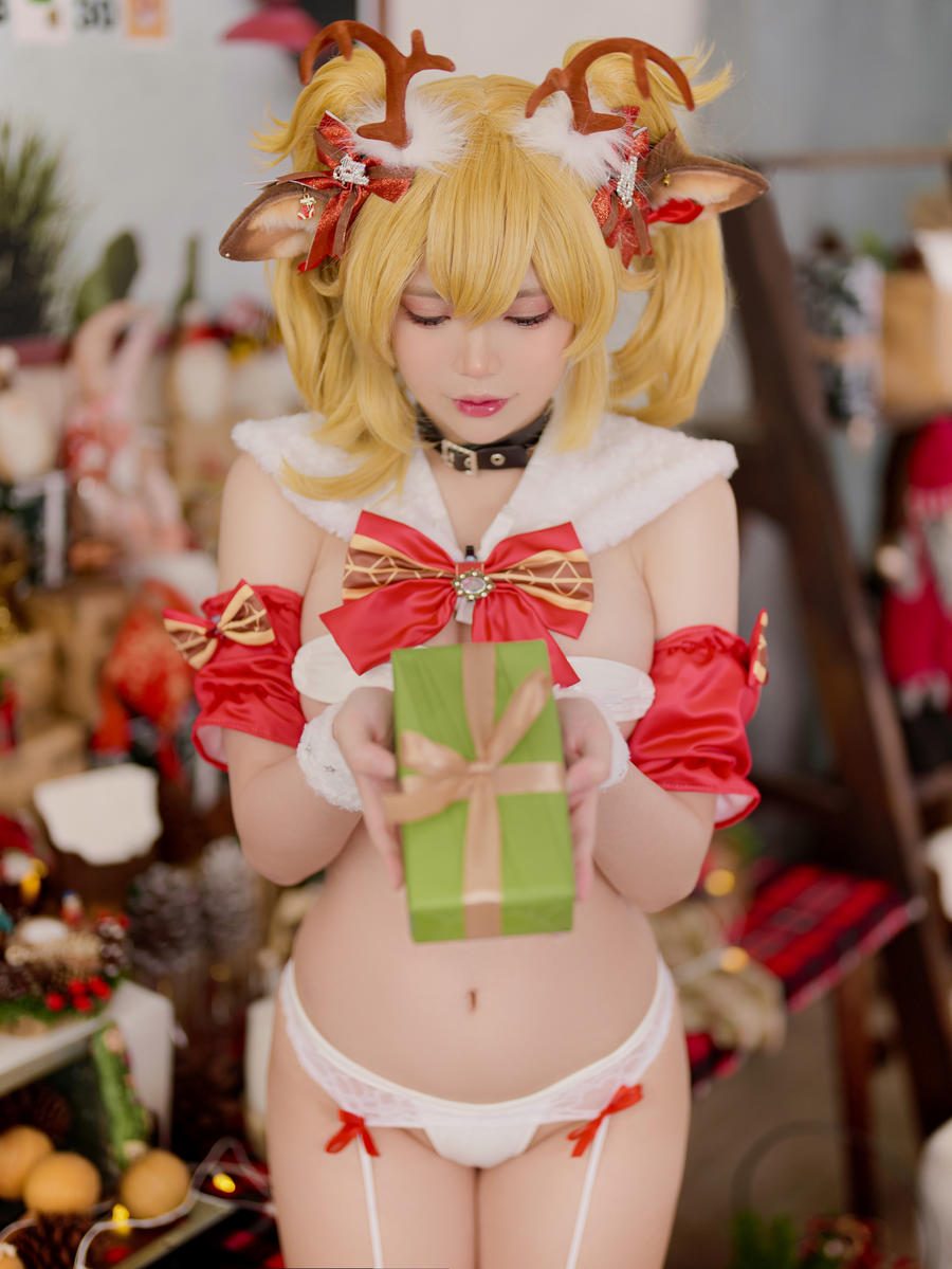 图片[3]-No.037 – Genshin Impact Barbara Christmas [28P 4V]