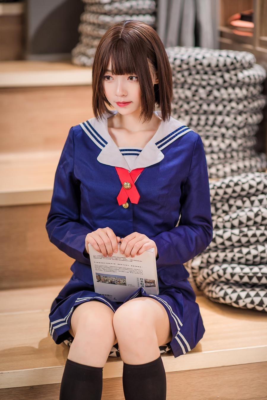 图片[3]-No.020 – 加藤惠校服 [19P]
