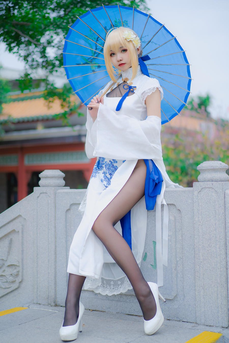 图片[2]-No.017 – FGO saber 四周年旗袍 [15P]