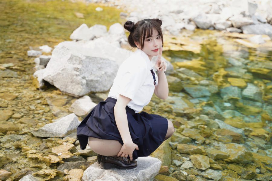 图片[3]-No.024 – 小溪体操服死库水JK [56P]