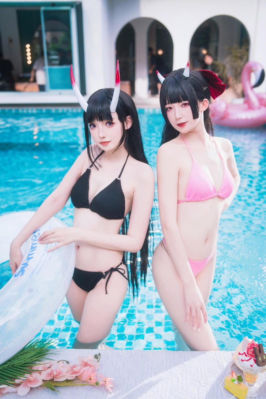 图片[2]-No.034 – 碧蓝航线 能代x酒匂泳装 (&祖木子) [43P]