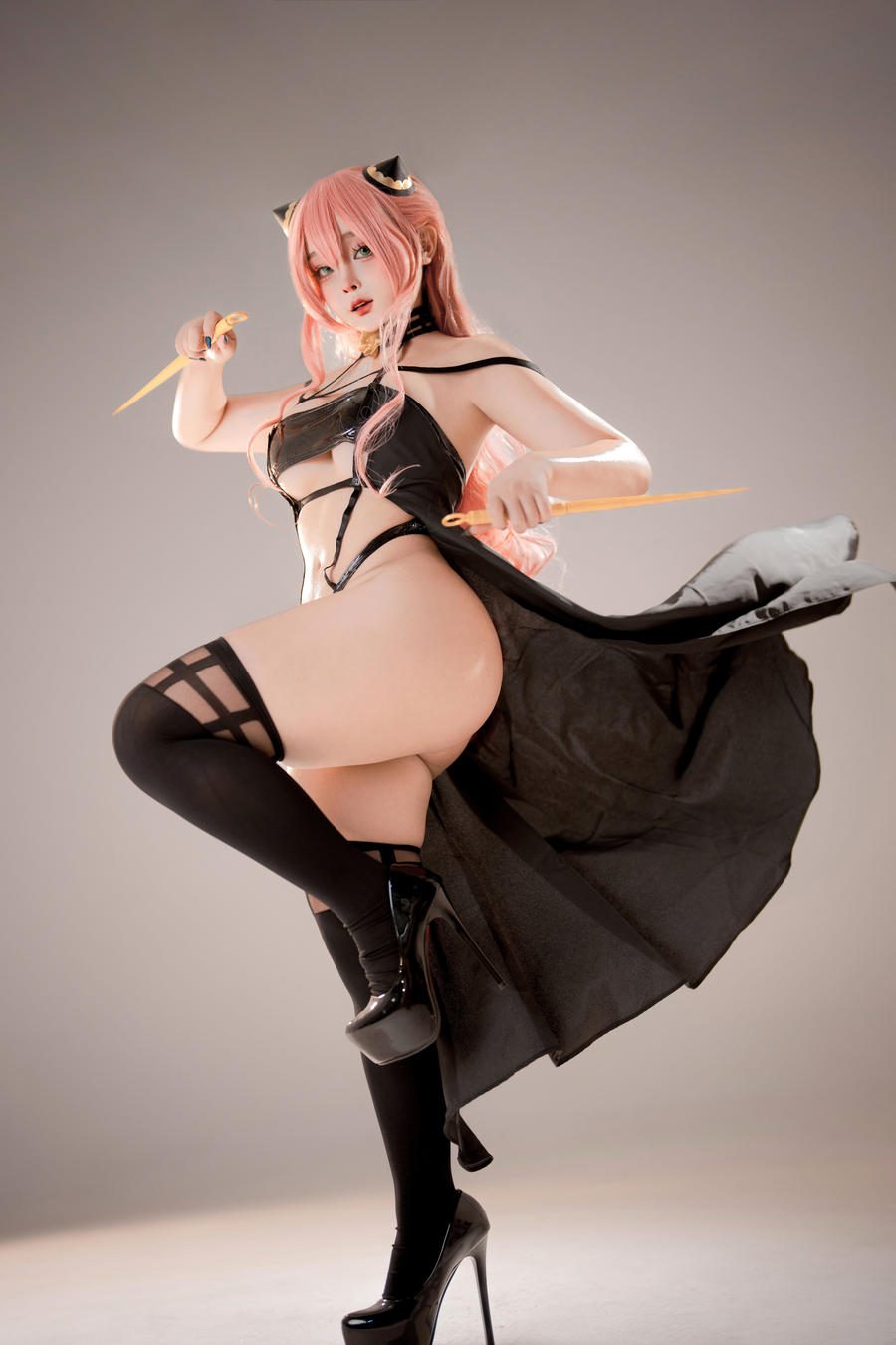 图片[2]-No.058 – Anya Forger アーニャ Latex Suit Assassin [48P 4V]
