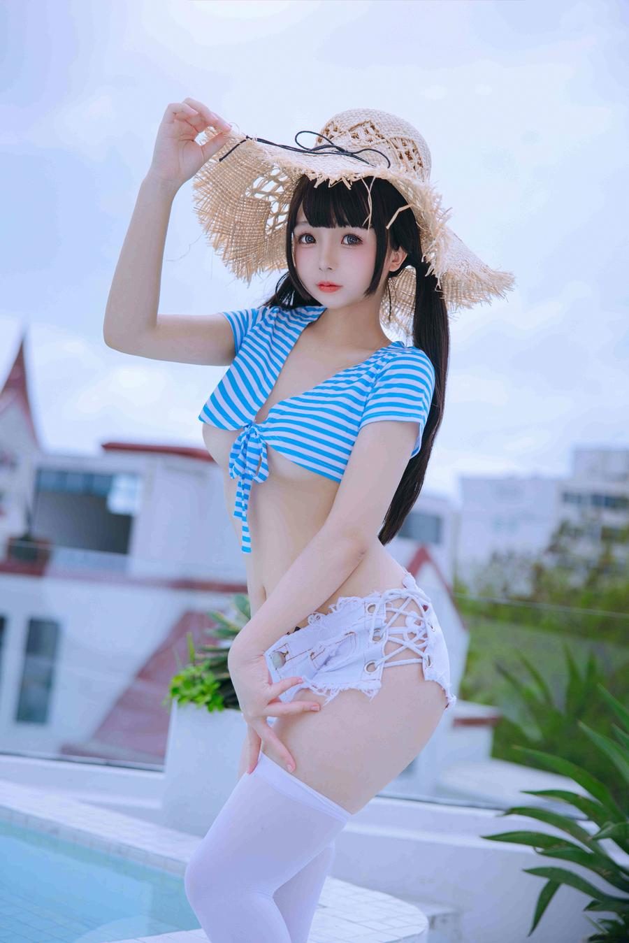 图片[2]-No.137 – 蓝白条 [46P 2V]