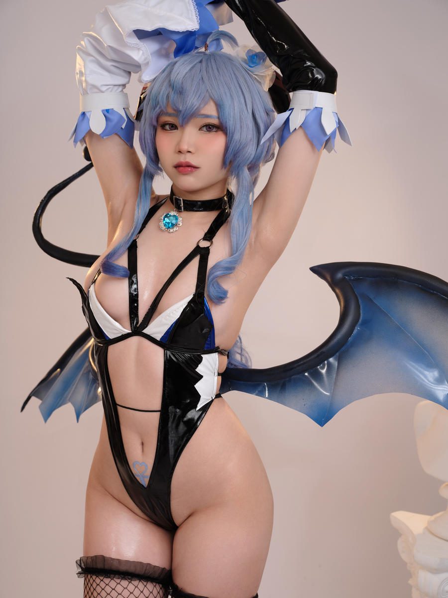 图片[3]-No.085 – Genshin Impact Ganyu Succubus [32P]