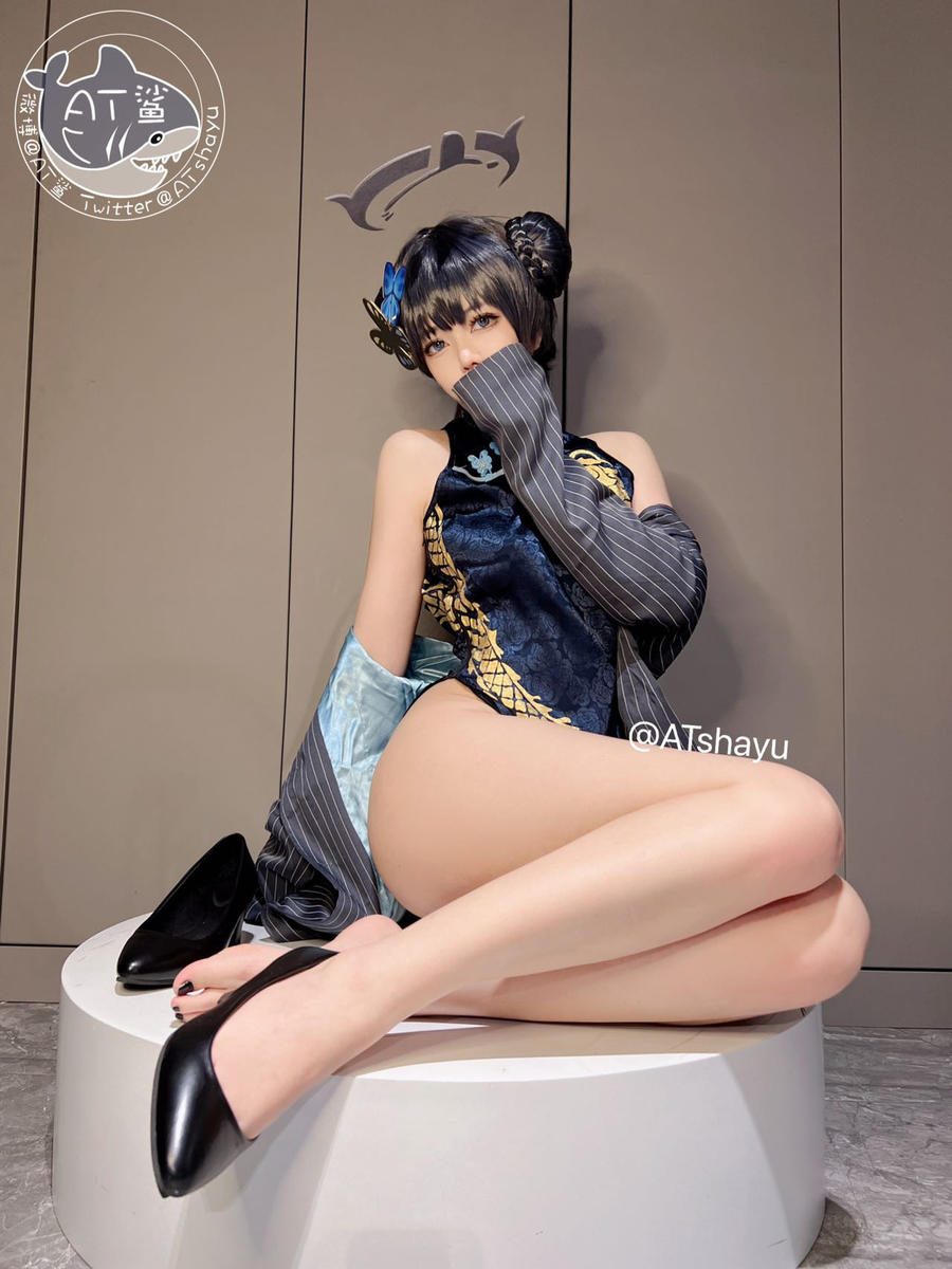 图片[3]-No.028 – 蔚蓝档案 妃咲旗袍 [30P]