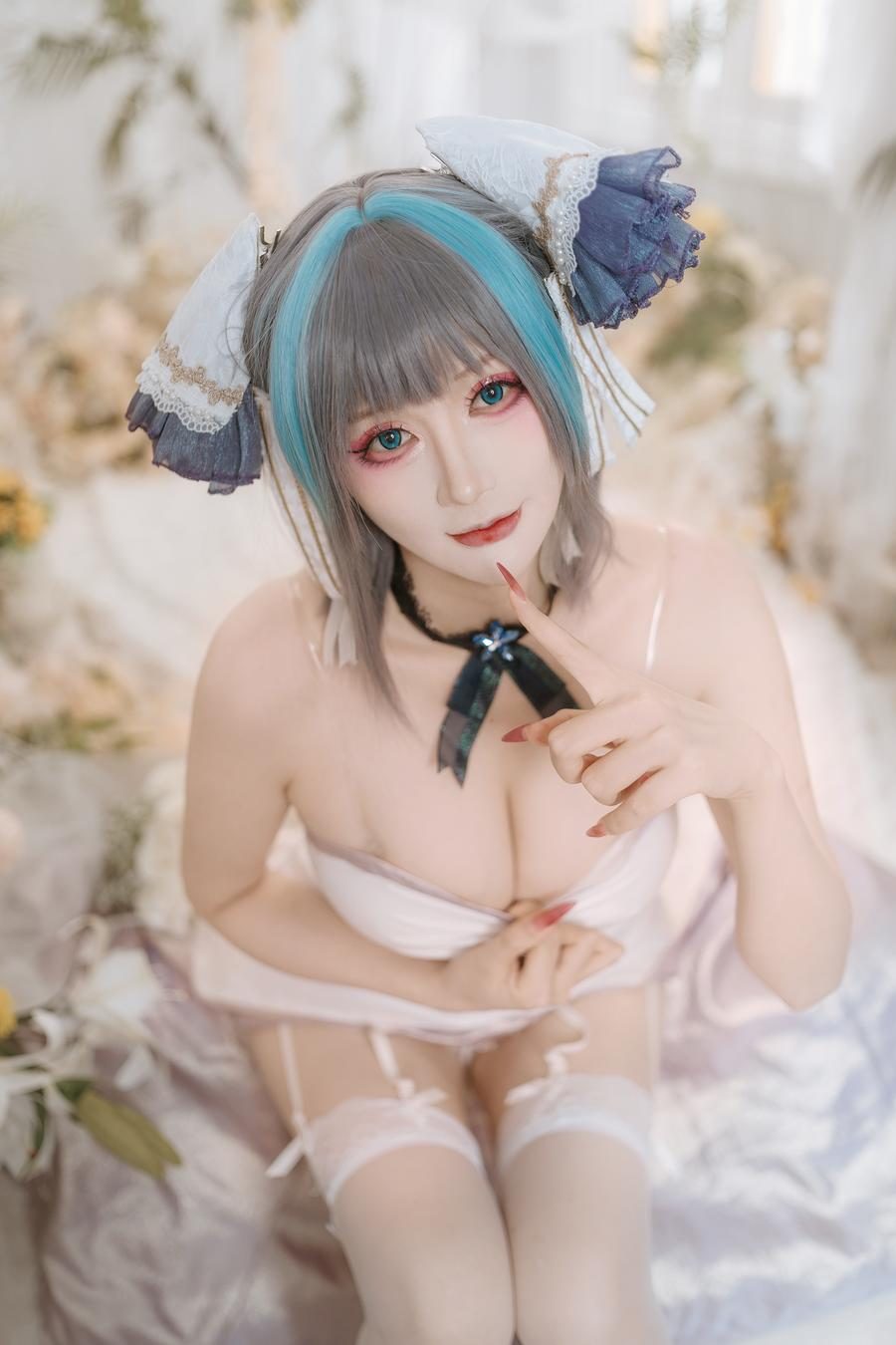 图片[3]-No.009 – 碧蓝航线 柴郡 礼服 [40P]