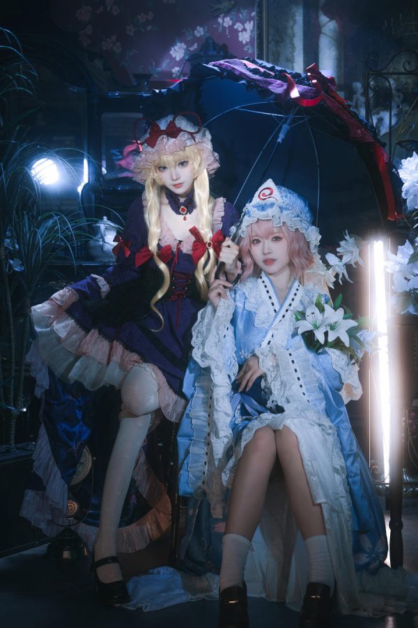 No.035 – 八云紫+西行寺幽幽子 (&肃雨雨雨) [16P]-慕色阁