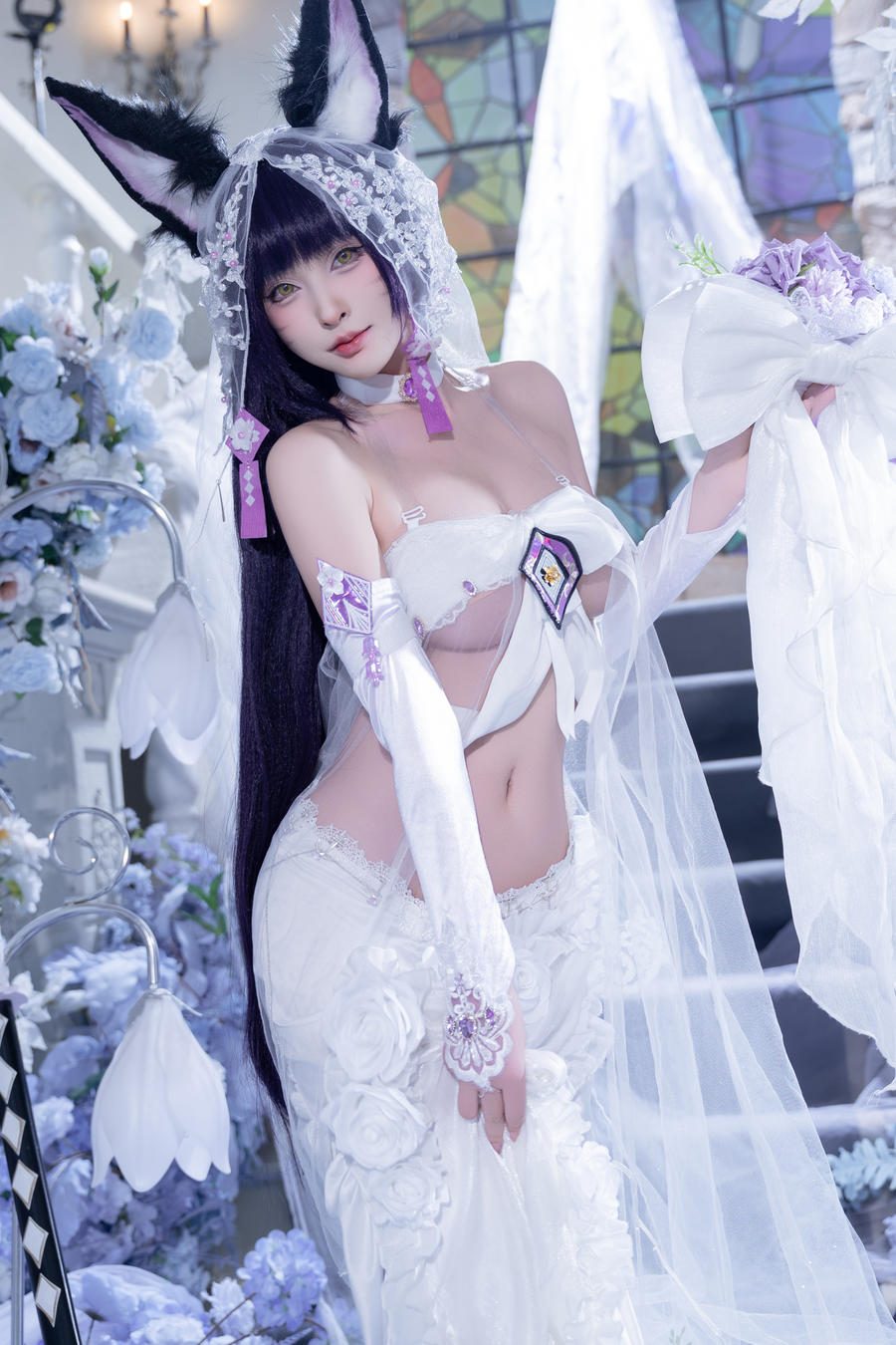 图片[3]-No.079 – 碧蓝航线 武藏紫藤花 [51P 1V]