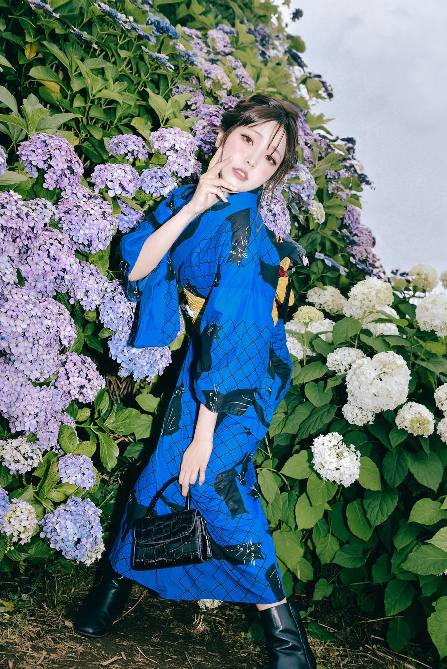图片[2]-No.113 – Rainy Season Black Cat [38P 4V]