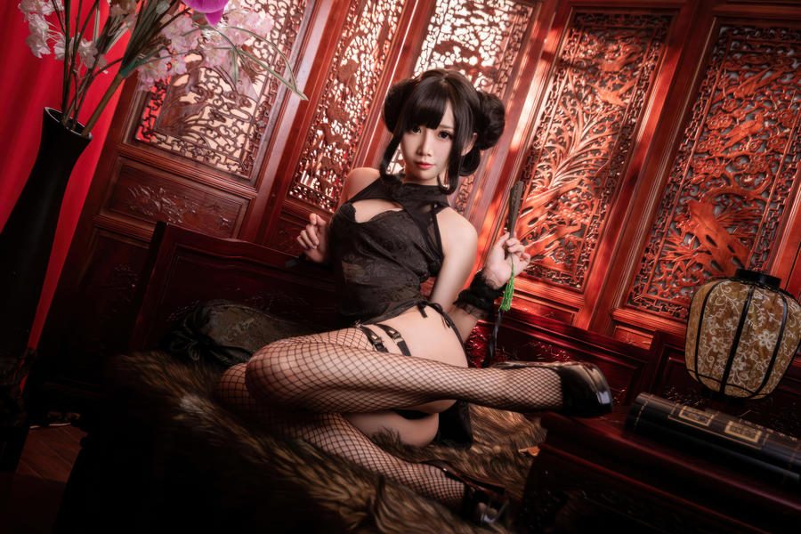 图片[2]-No.153 – 魔女旗袍 [33P]