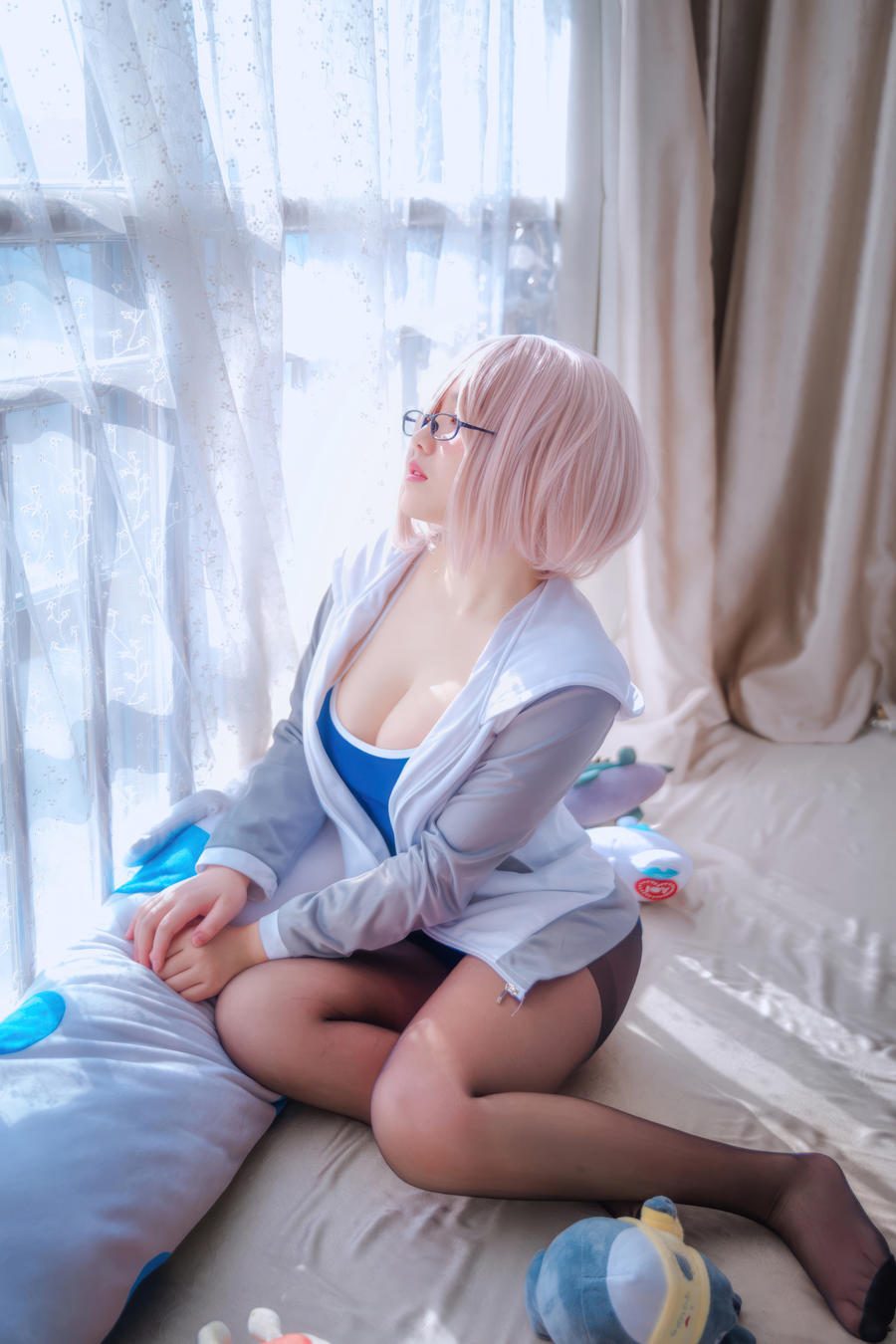 图片[3]-No.053 – FGO 玛修 同人体操服 [20P]