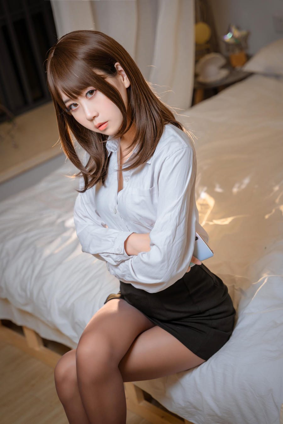 图片[2]-No.058 – 开裆丝袜OL [26P]