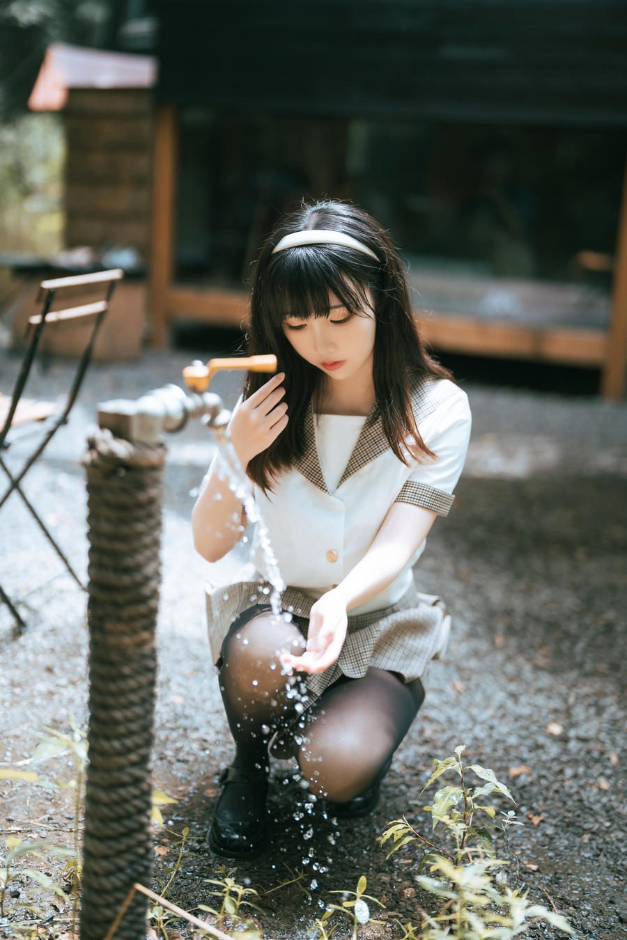图片[2]-No.155 – 黑丝露营JK [40P]