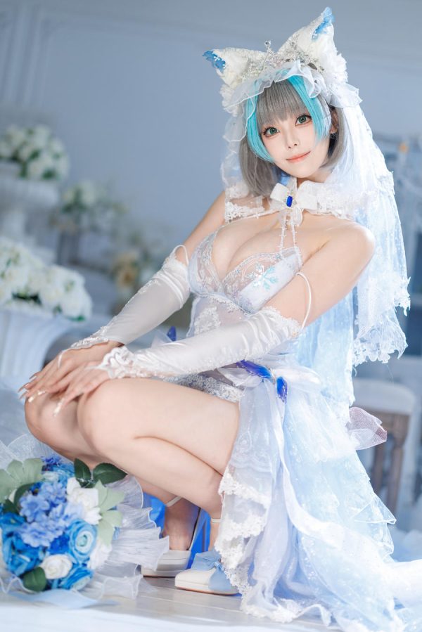 No.122 – 碧蓝航线 柴郡花嫁 [41P]-慕色阁