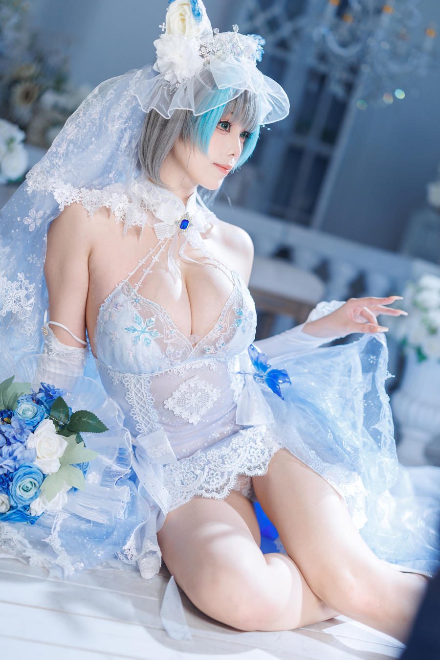图片[3]-No.122 – 碧蓝航线 柴郡花嫁 [41P]