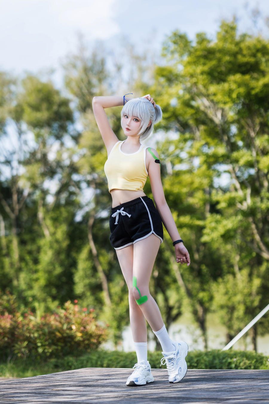 图片[2]-No.104 – 灵笼 白月魁运动服 [15P]