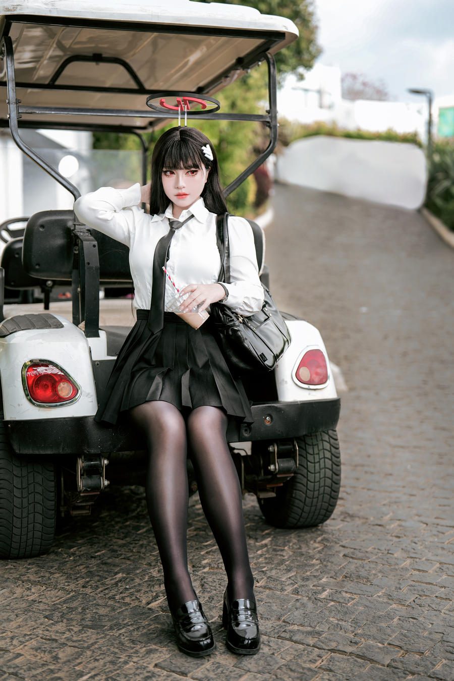 图片[3]-No.097 – 蔚蓝档案 调月莉音 制服+竞泳 [64P 5V]