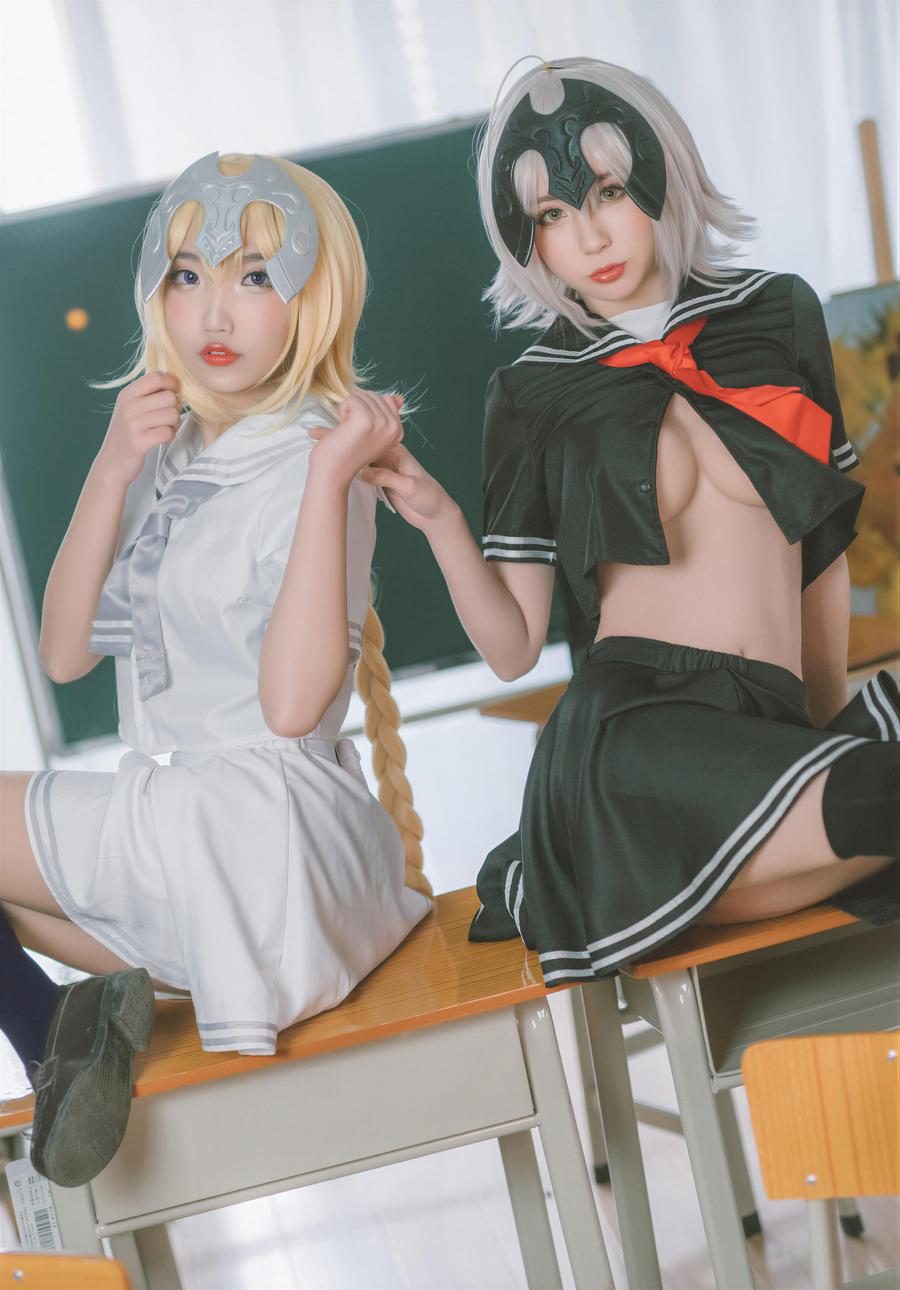 图片[3]-No.044 – 黑白贞德 JK制服 [24P]