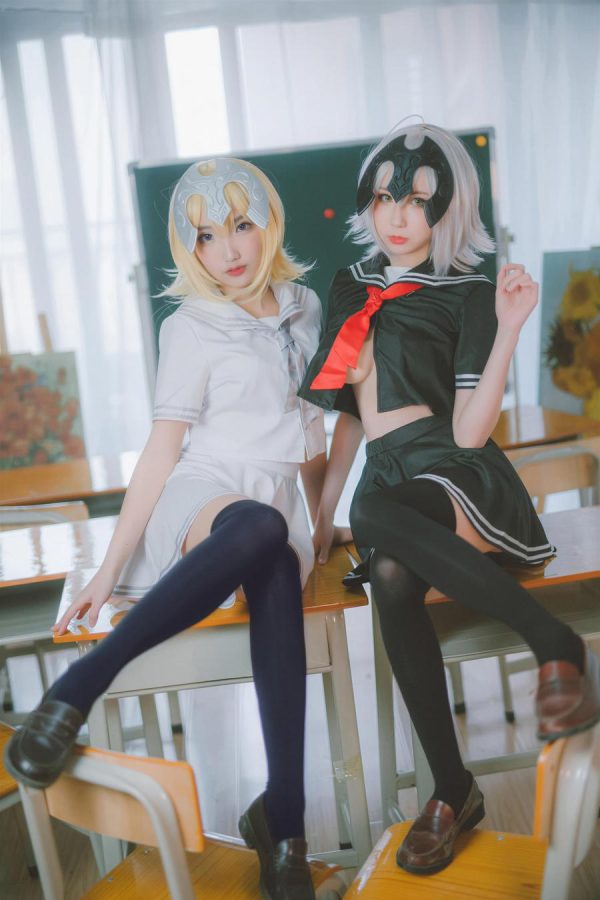 No.044 – 黑白贞德 JK制服 [24P]-慕色阁