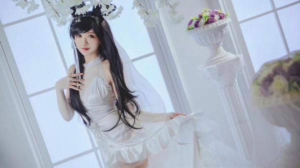 No.031 – 碧蓝航线 爱宕 花嫁 [26P]-慕色阁