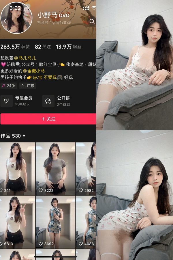 抖音 小野马ovo 微密圈 NO.002期 【9P】-慕色阁